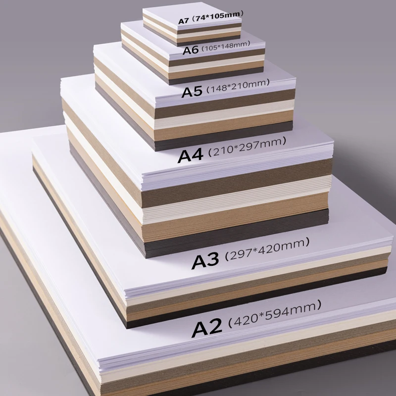 Cheap 1.5mm White Black Cardboard Sheets Paper Board Quality Thick 2.5mm Colorful Paper Sheets New 1mm Grey Cardboard Paper