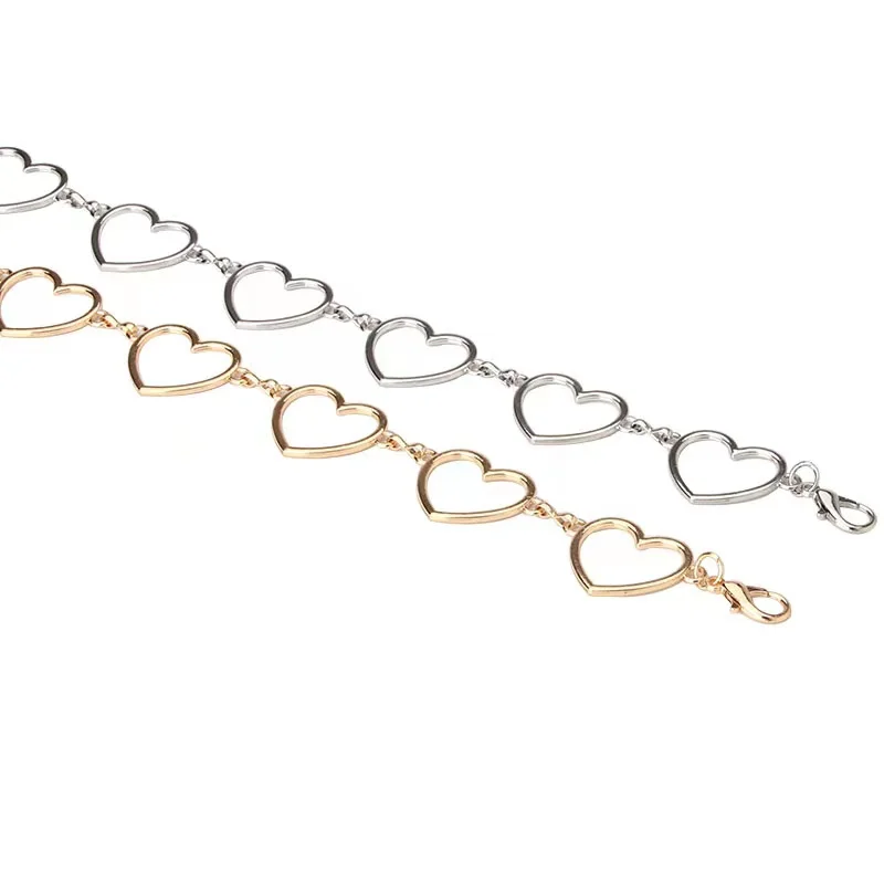 Wholesale New Metal Waist Chains Cross-border Waist Accessories Belts All-match Dress Fashion Love Shape Hook Waist Chains