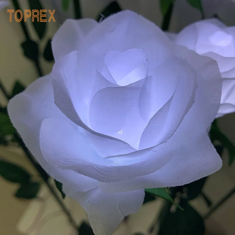 Заводские изготовленные на заказ товары для мероприятий и вечеринок светодиодная роза свет искусственный цветок Светодиодная Роза украшения