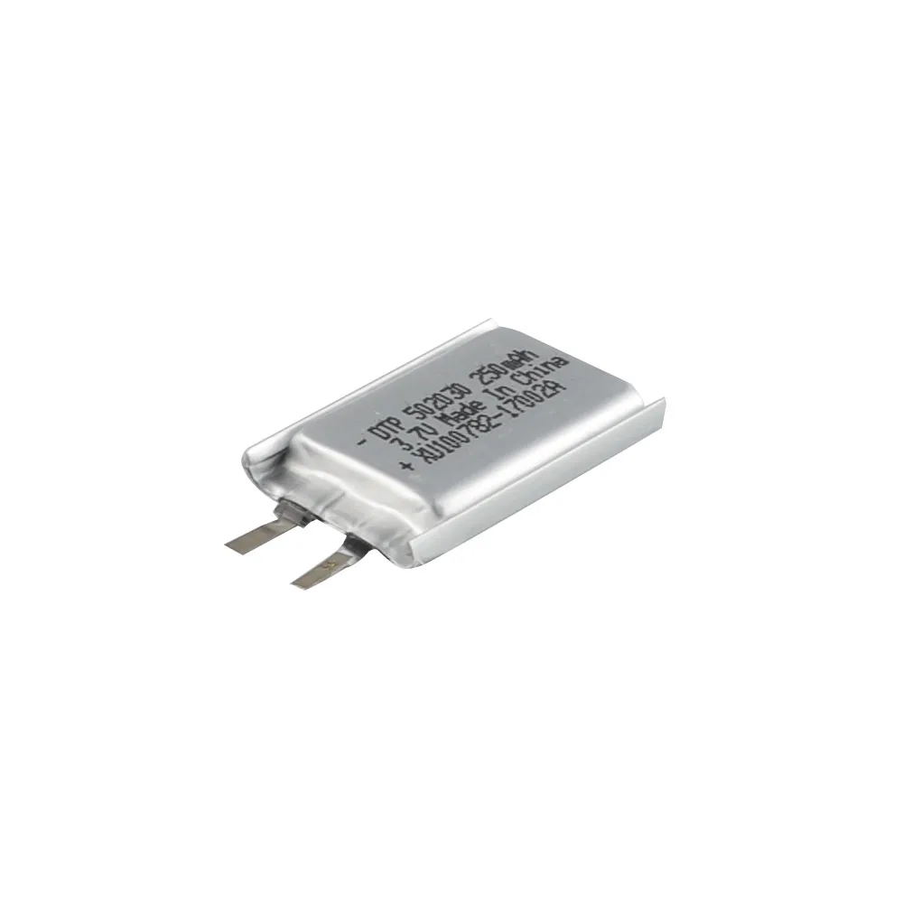 dtp502030 3.7v 250mah lithium polymer battery with KC CB