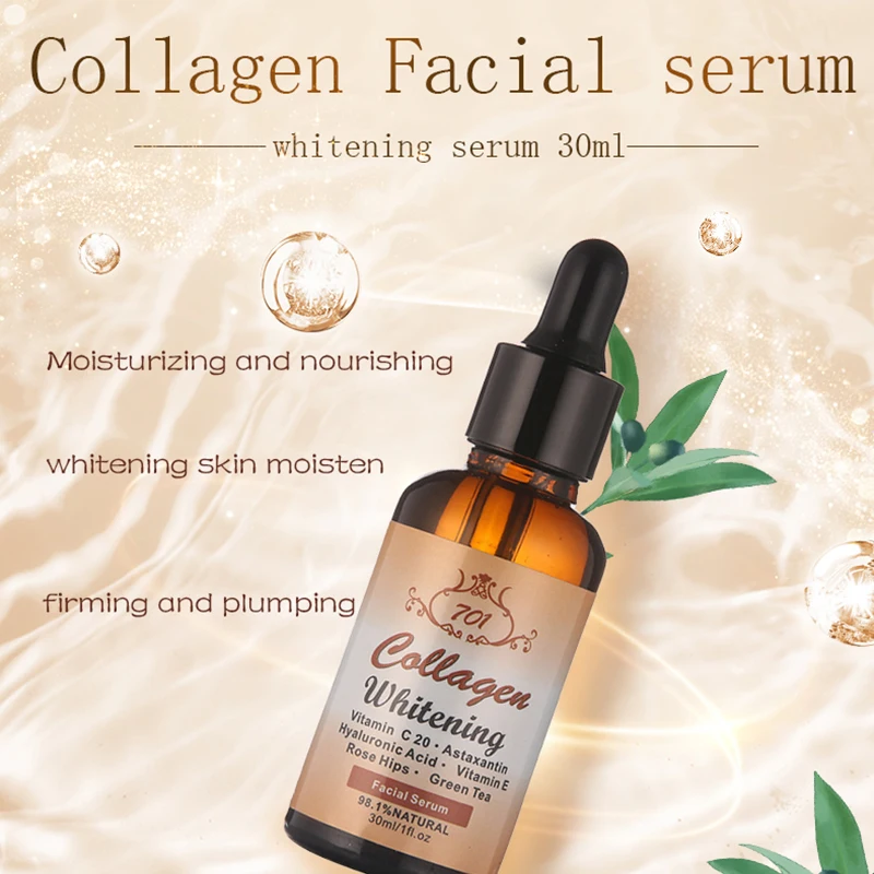Factory Price Collagen Plus Vit E hydra  Moisturizing Nourishing Anti-Aging Skin Care Facial Whitening  Serum
