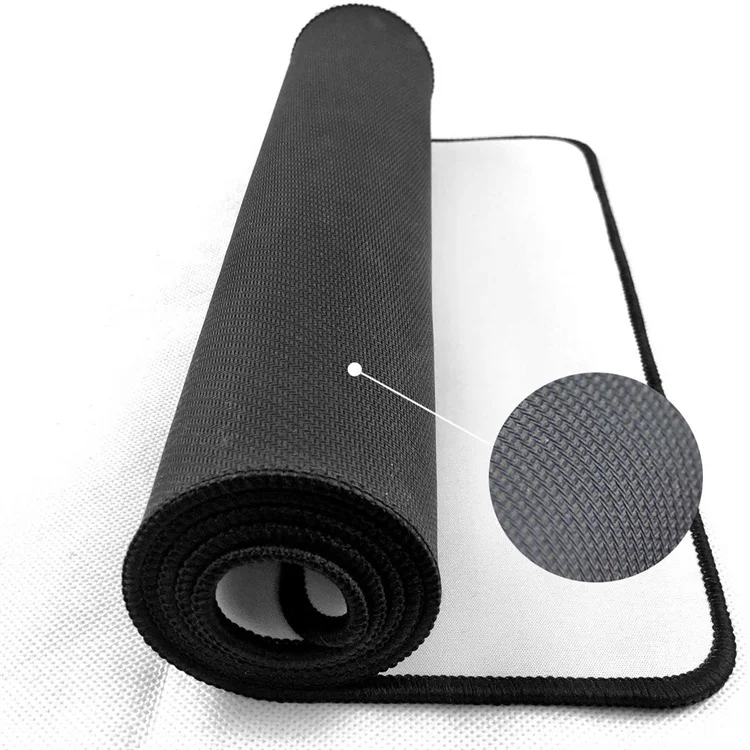 Large White Non-Slip Gaming Mousepad Customized Blank Sublimation Desk Mouse Pad