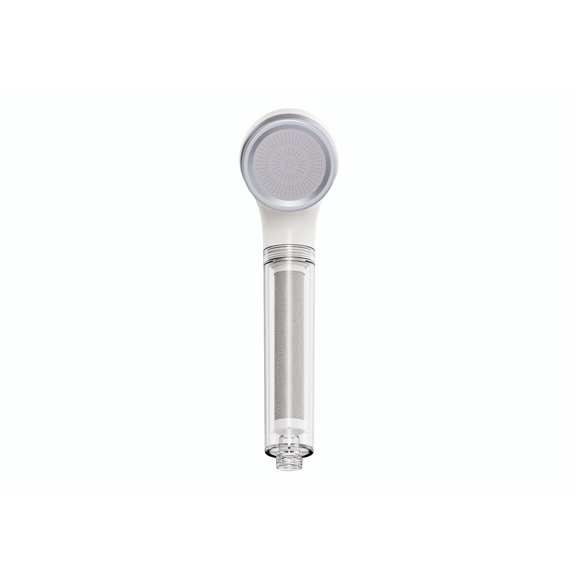 vc skincare shower head  carbon fiber purifier filter remove chlorine water filtration system water saving with transparent tank