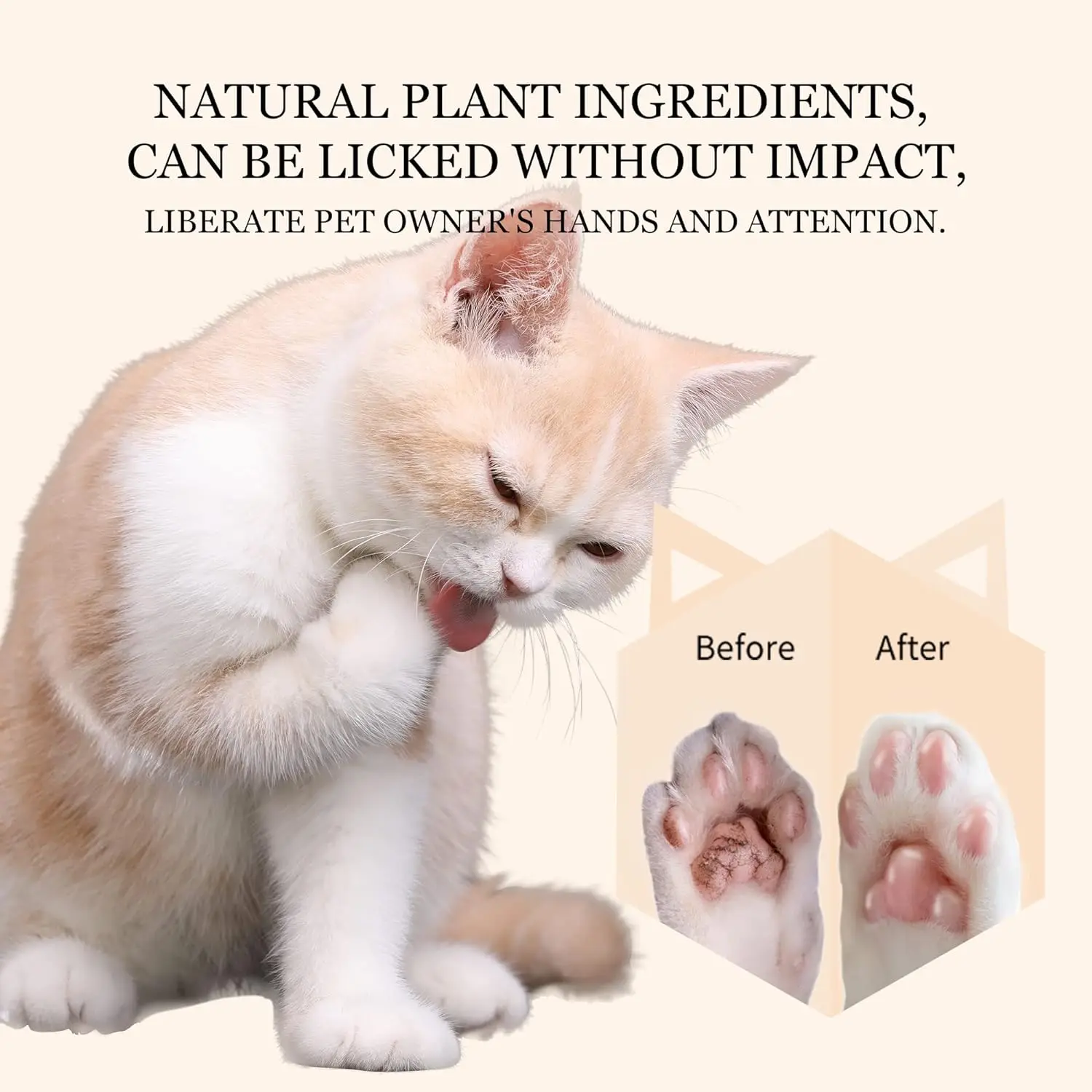 Natural Dog Paw Wax Nose Cream and Dog Paw Balm Soothes and Repairs Delicate Paws Pet Cream