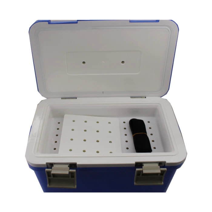 
12 liter blue refrigerated sampling box 