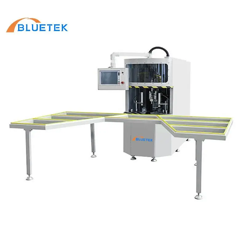 UPVC Window 6 Tools Corner Seam Cleaning Machine CNC Control System