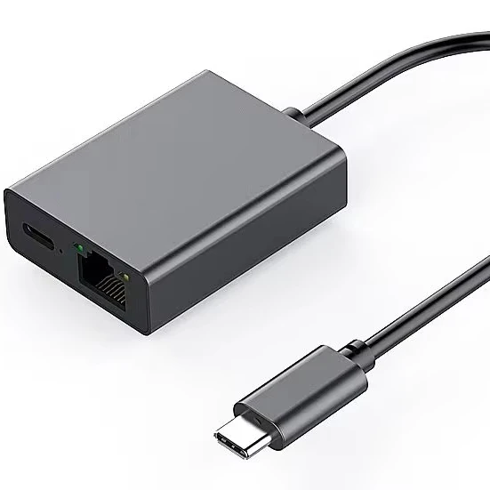 Gigabit RJ45 to USB C LAN Wired Network Adapter Compatible with Google TV