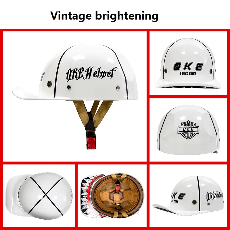 helmet motorcycle half face helmet visor motorcycle for men picture with gradient color lens