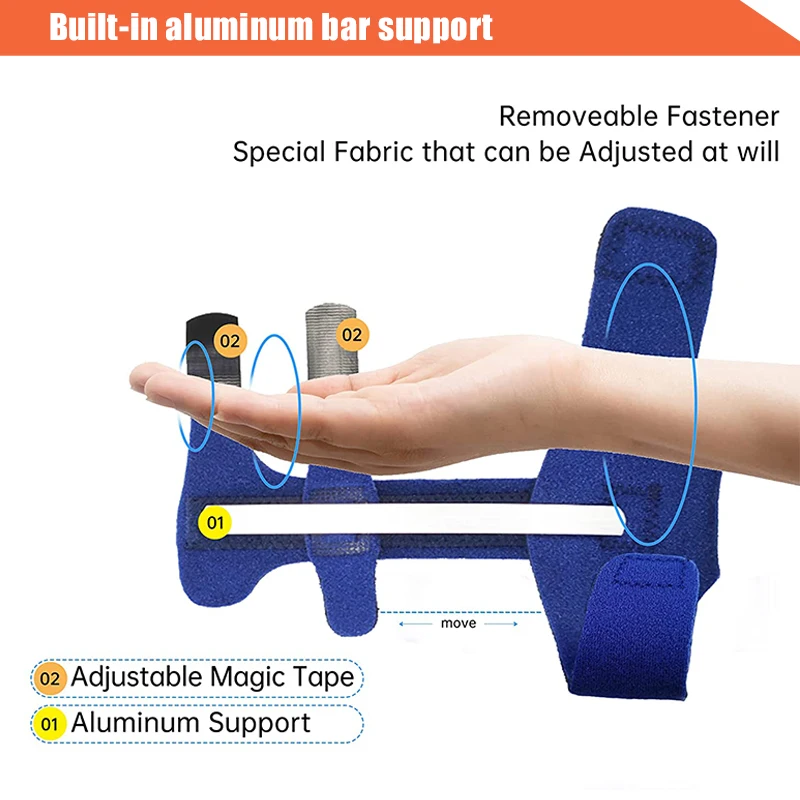 Trigger Finger Splints Support Sprains Broken Fingers Tendon Release Pain Relief Mallet Finger Splint