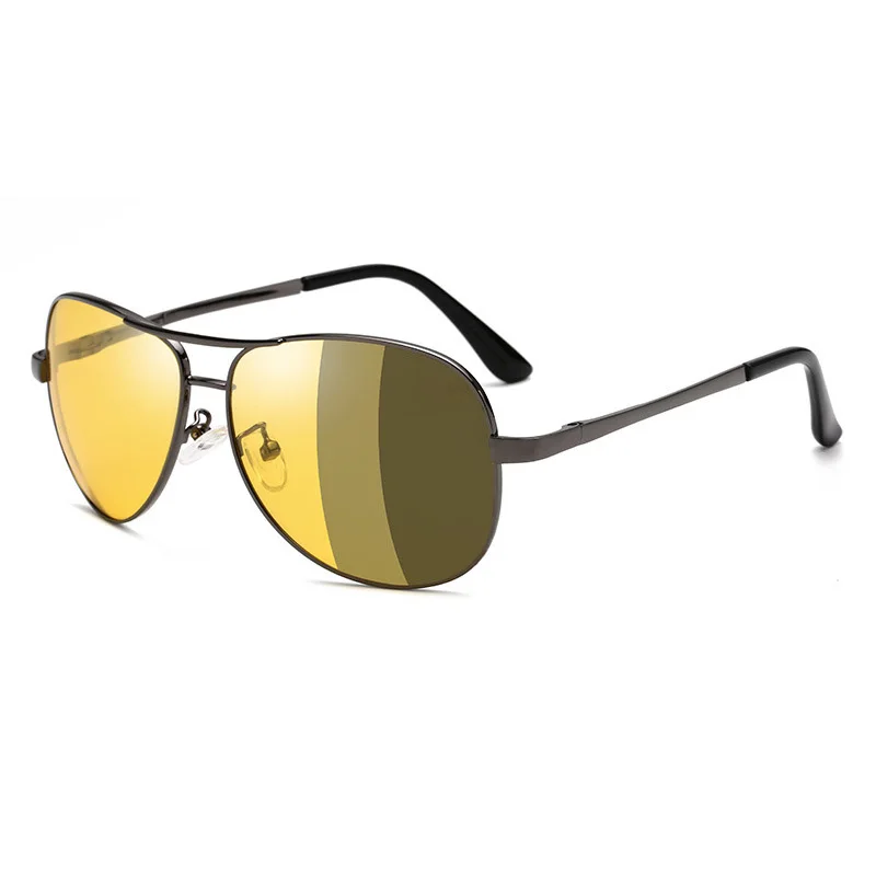 
SKYWAY Hot Selling Photochromic Polarized Men Sunglasses Wholesale Night Vision Metal Sun Glasses For Male 