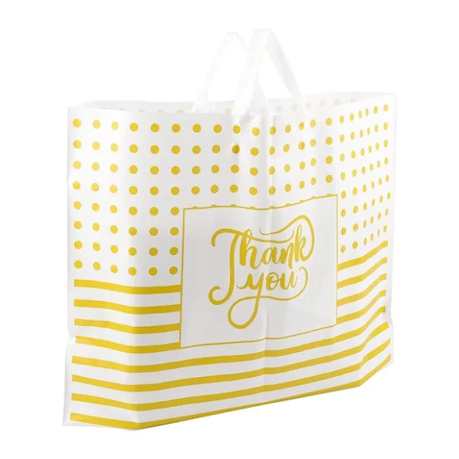 HDPE/LDPE Wholesale Cheap Price PE Packaging Plastic Bag Shopping Bag With Custom Logo