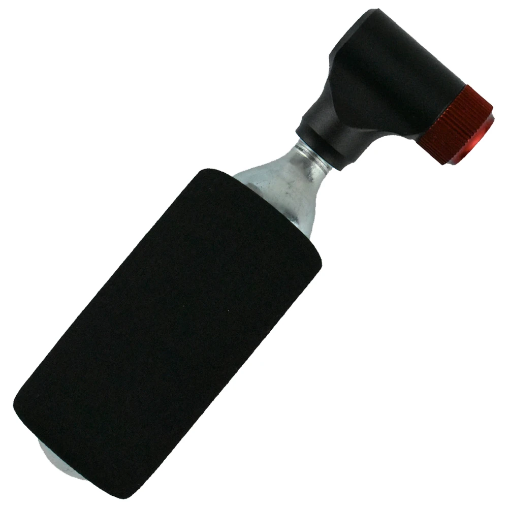 CNC Machined Aluminum Alloy Mini Bicycle Pump CO2 Inflator for Mountain Road Bike Tire