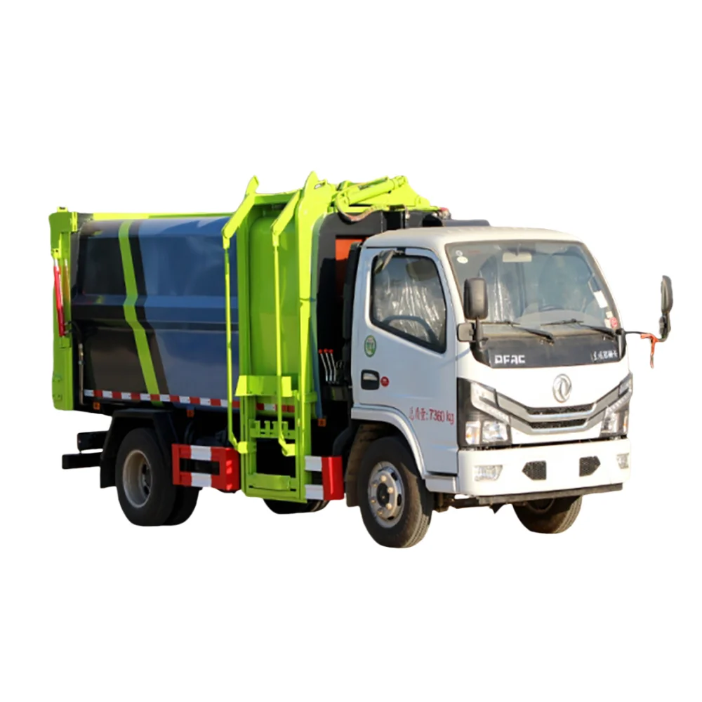 Легкий мусоровоз Dongfeng 4x2 4495 кг с настраиваемыми функциями по Заводской Цене для обработки отходов в ограниченном пространстве