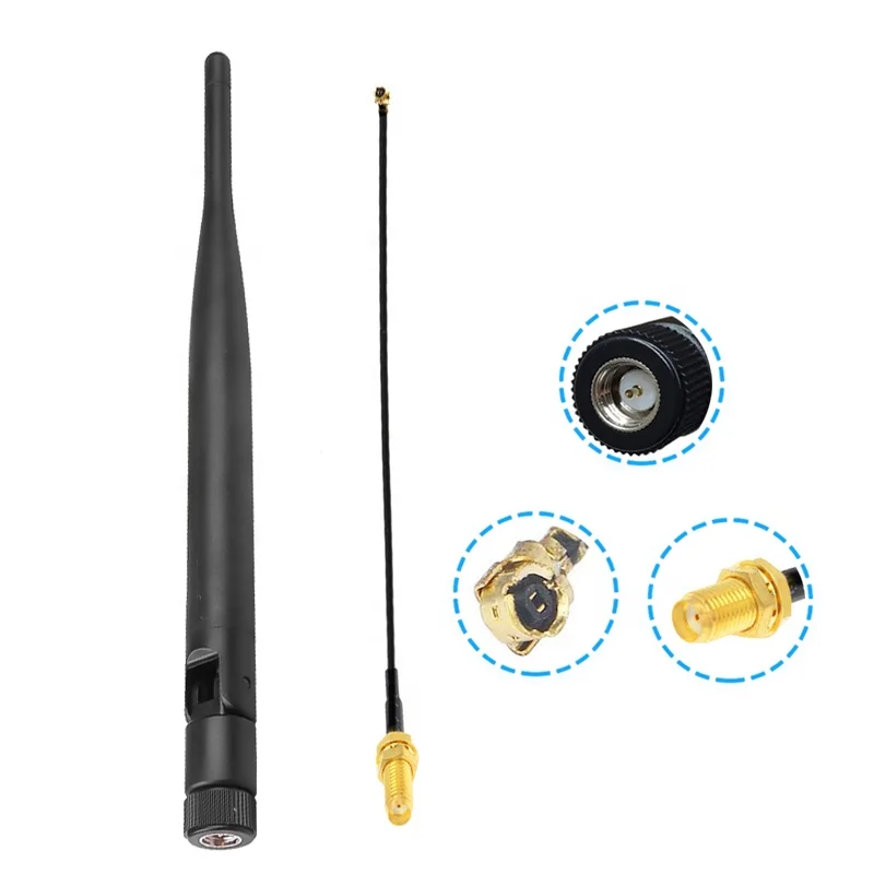 OEM 5dbi LORA LORAWAN Directional Antenne 20cm RP-SMA/u.FL Pigtail Cable