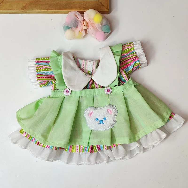 Wholesale Dress 30cm lina Teddy Bear clothes Plush Toy Stuffed Knitted Christmas Mini Small 50cm Lulu doll Clothes