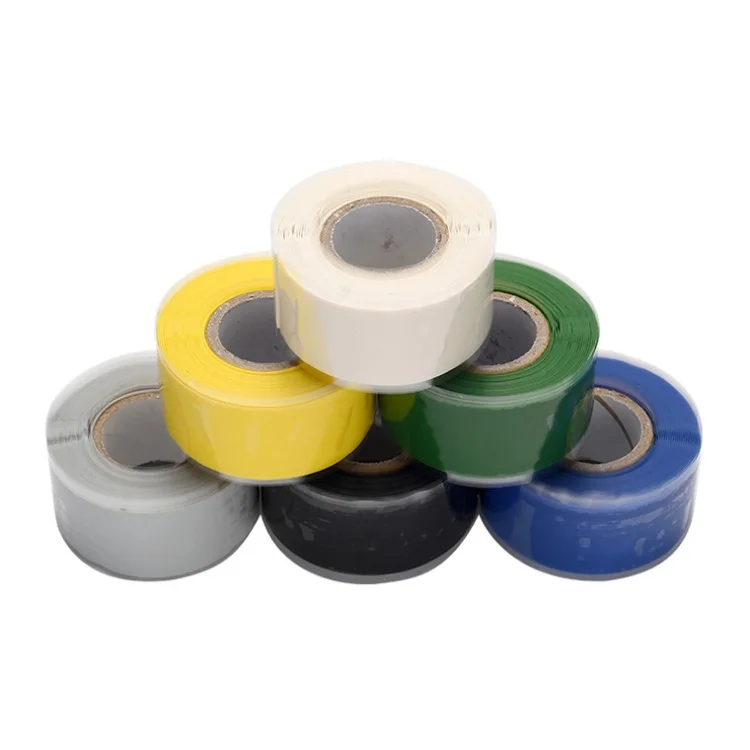 High temperature voltage insulation pipe seal leakage tape waterproof self fusing silicone repair tape