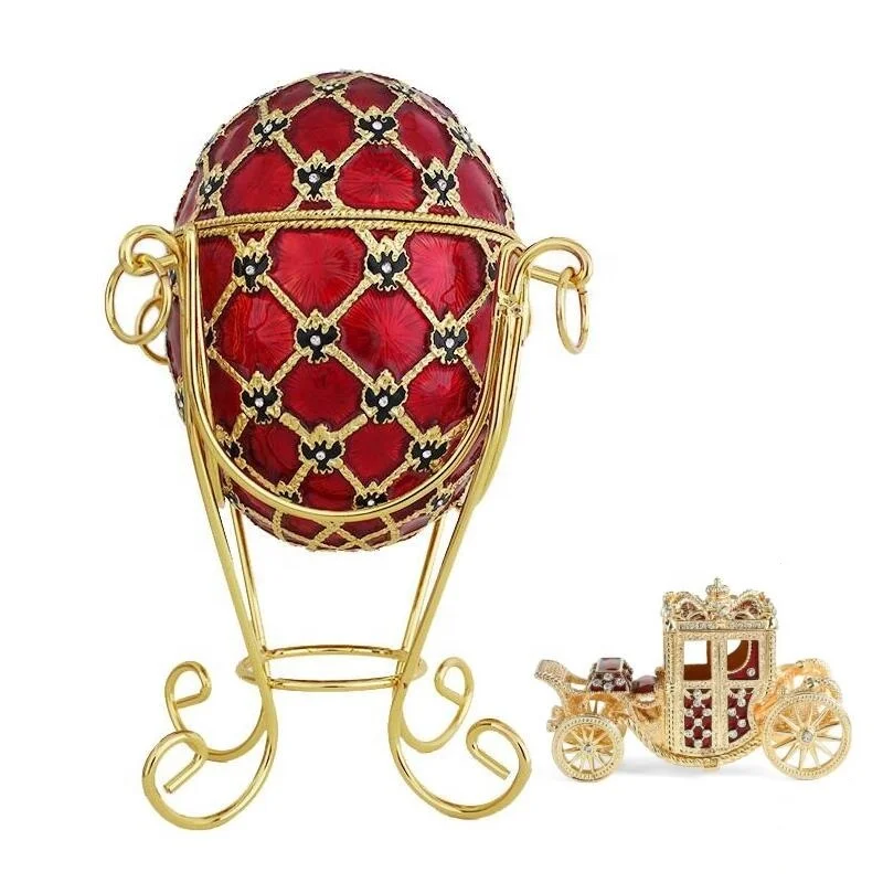 Coronation Egg Box Faberge Egg Jewelry Boxes/Trinket Boxes Classic Design