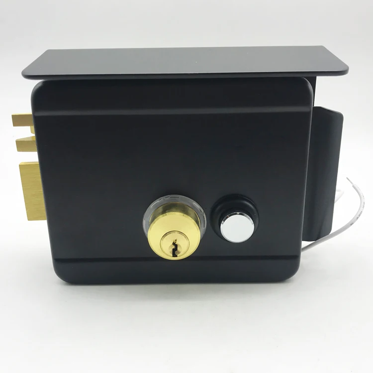 Wholesale Door Locks Set Electric Brass Cylinder Metal Access Control System Interlligent Electronic Rim Lock