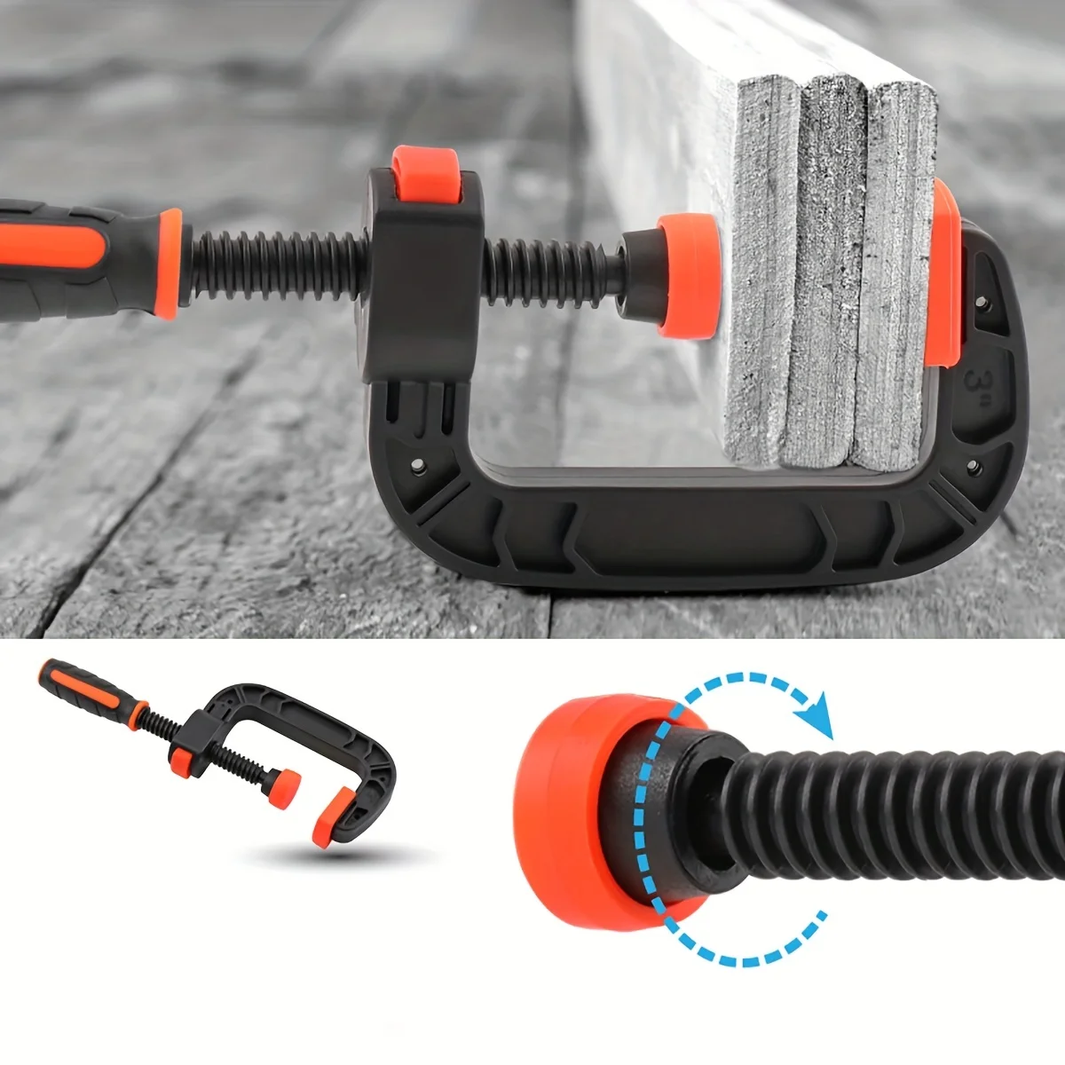 G-type Clamp Quick Lock Release China Manufacturer Hand Tool C/g Style Fixation Fasteners G Clips For Woodworking