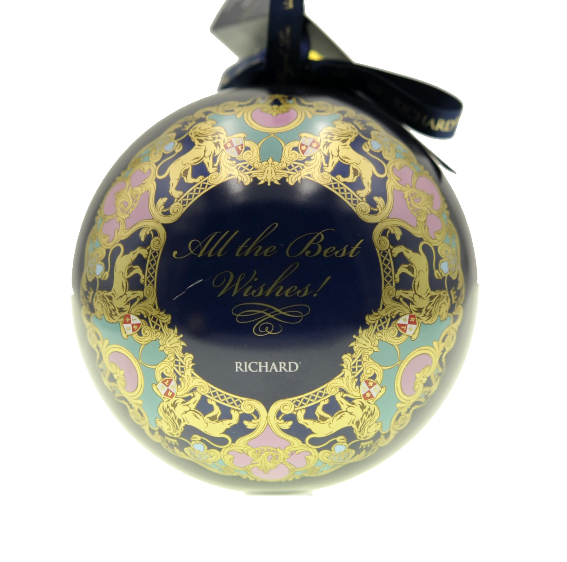 Christmas tin box  9CM Tin Bauble  metal Packing Candy Chocolate gift box Tin ball package