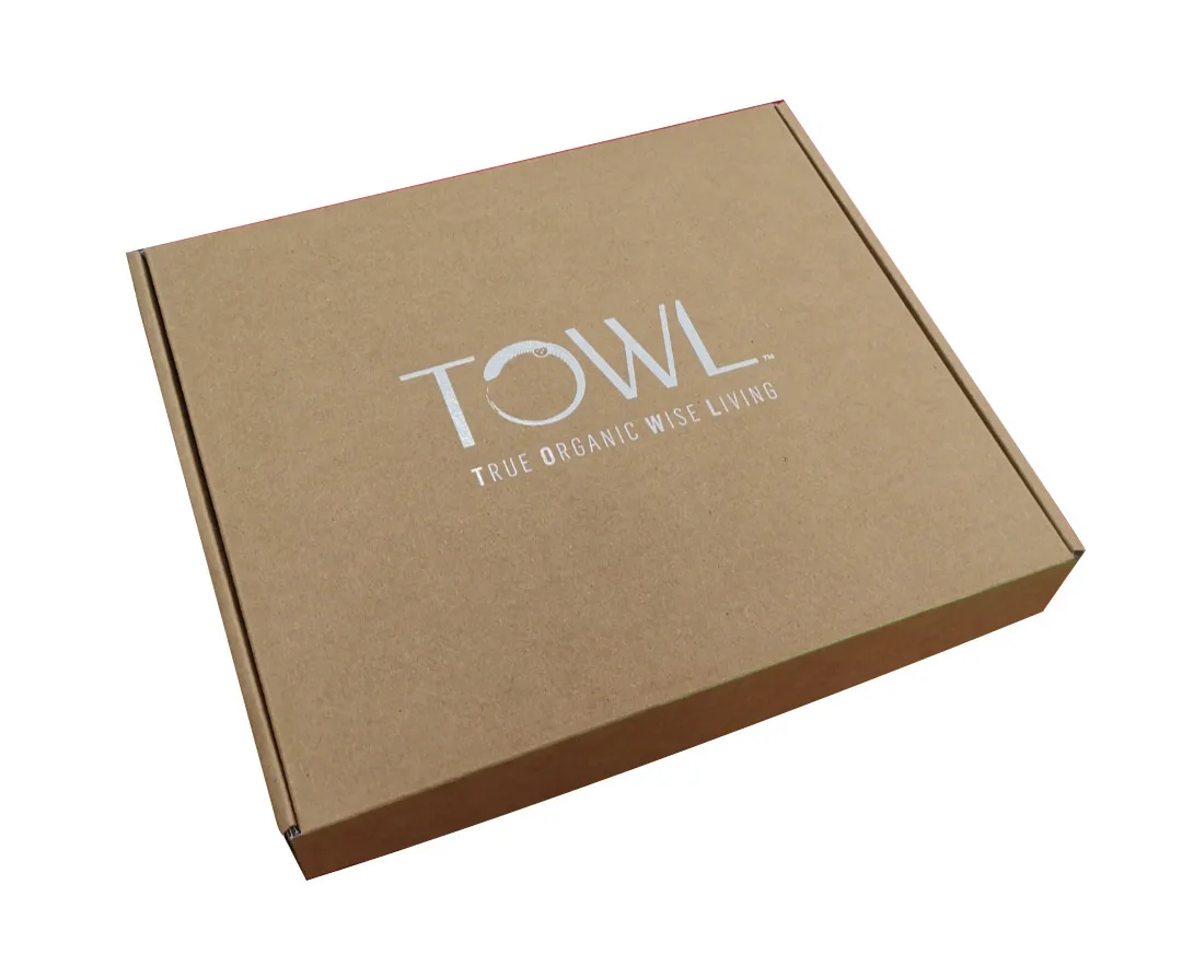 Custom Black Kraft Packaging Corrugated Paper Cardboard Postal Mailer Subscription Shipping Box