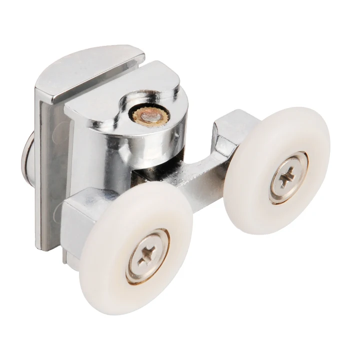 Caster wheel for sliding door shower roller