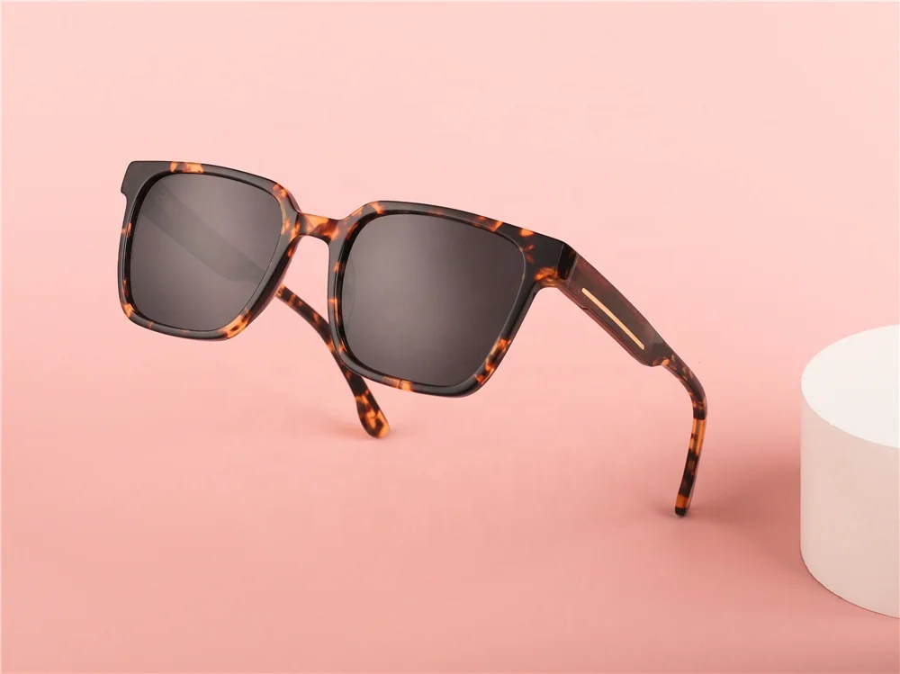 ODM/ OEM Acetate Recycled Classic Wood Sunglasses Unisex Vintage Eco-friendly Eyewear Men Women