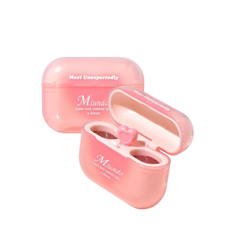 Korean Miundo 12 pc lip gloss double ear lip cream earphones with lip gloss matte glitter cream luxury lipstick bulk wholesale