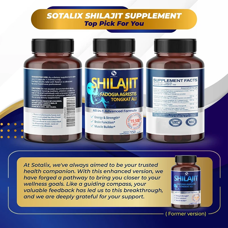 Private Labels Organic Shilajit Gummies Pure Himalayan Vitamins With Lions mane And L-theanine Super Nootropic Gummy