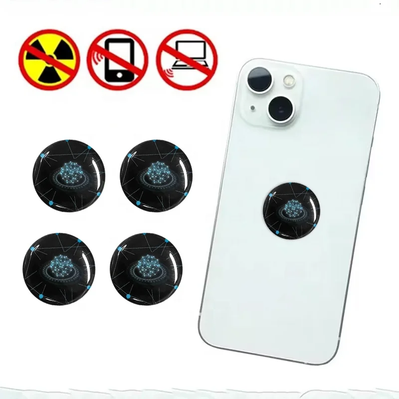 Hoonni EMF Protection Negative Ions Health Care Negative Ions Quantum Shield Silicone Anti Radiation Phone Sticker