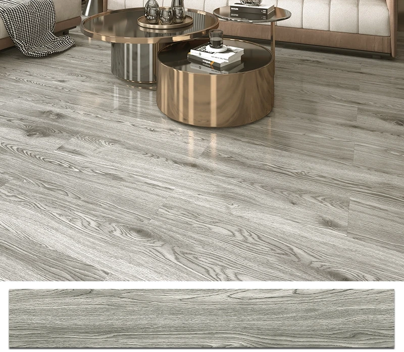 High gloss glue down vinyl plank flooring 2.0mm self-adhesive vinyl floor