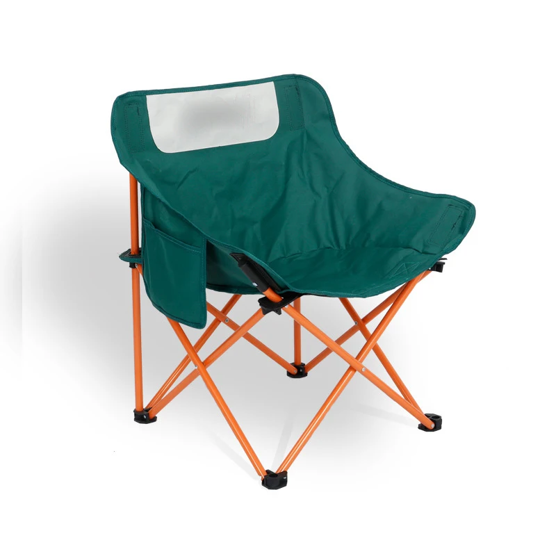 New design outdoor folding camping chair lightweight moon chair foldable camping travel Beach chair For Adults