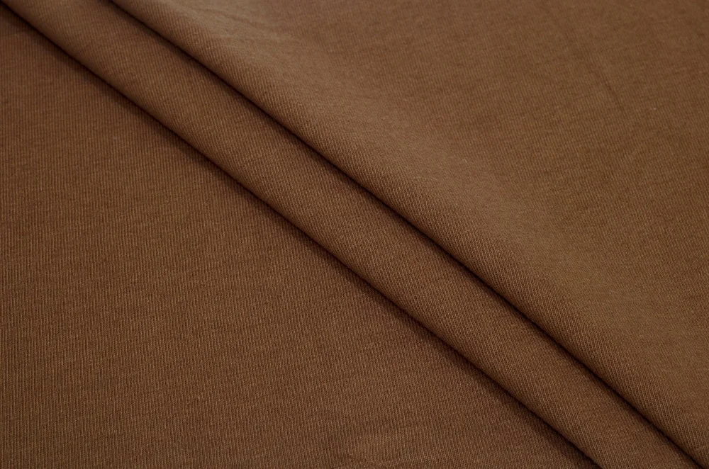 J1121# Organic Sustainable Knitted Hemp Cotton Fabric Manufacturer 23%hemp 55%cotton 22%Solona Jersey Fabric For Clothing