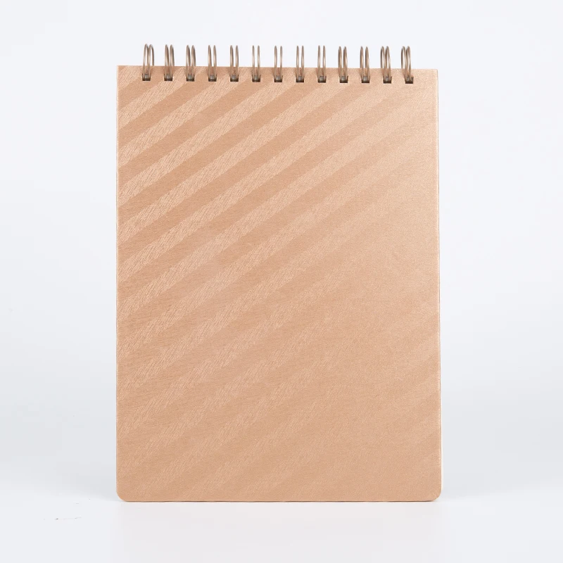 The ear of wheat coils this Wedding Planner Book And Organizer Custom Log Gold Spiral Notebook Wedding Planner