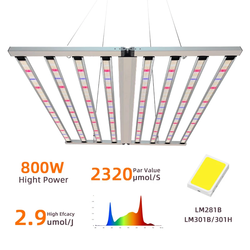 LEDILAND 2024 Best 3 Dimmable Spectrum Samsung Lm301h Evo PC Grow Smart 800w 900w 1000w Led Grow Light Uv Ir