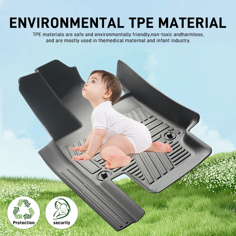 4 pieces car floor mat for ISUZU D-MAX 2021 5D TPE high quality custom wholesale auto luxury car mats