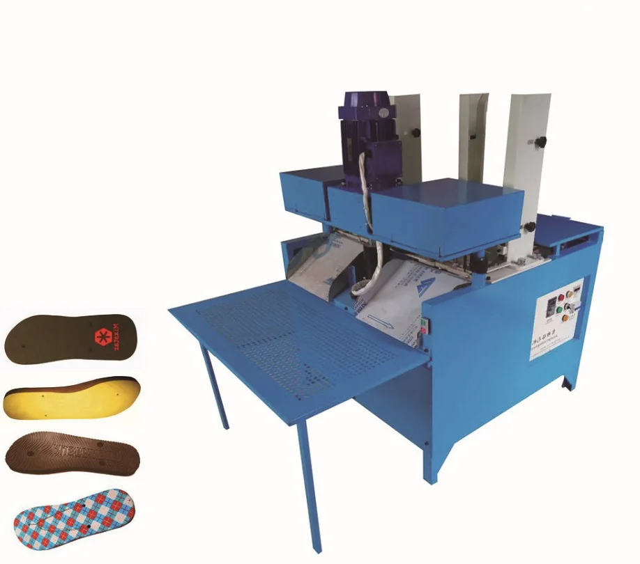 Automatic EVA PVC Rubber Flip Flop Shoe Sole Hole Punching Drilling Machines For Slipper