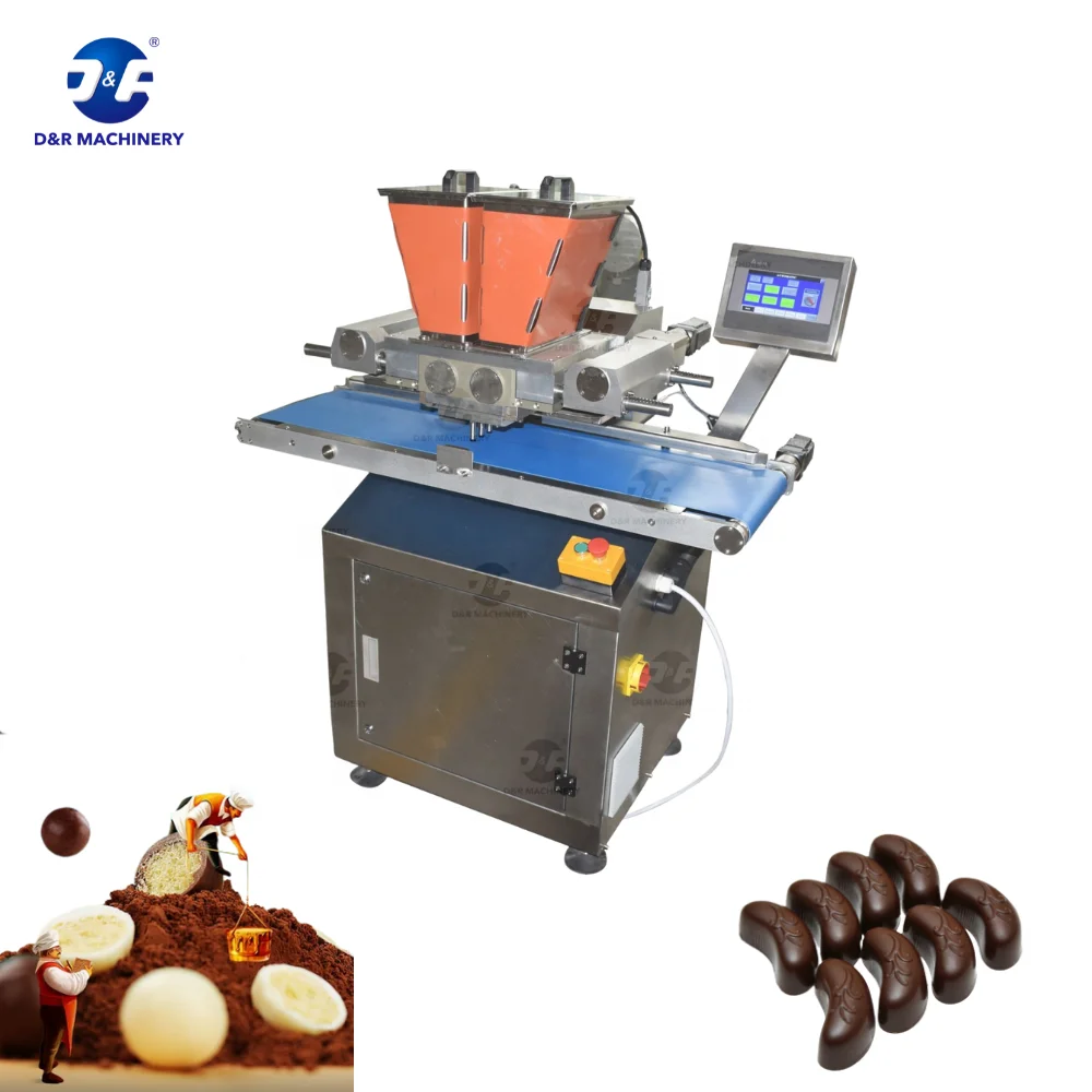 Mini Servo Driven Chocolate Moulding Line One Shot Depositor Chocolate Chips Machine Chocolate Depositor Biscuit Machine