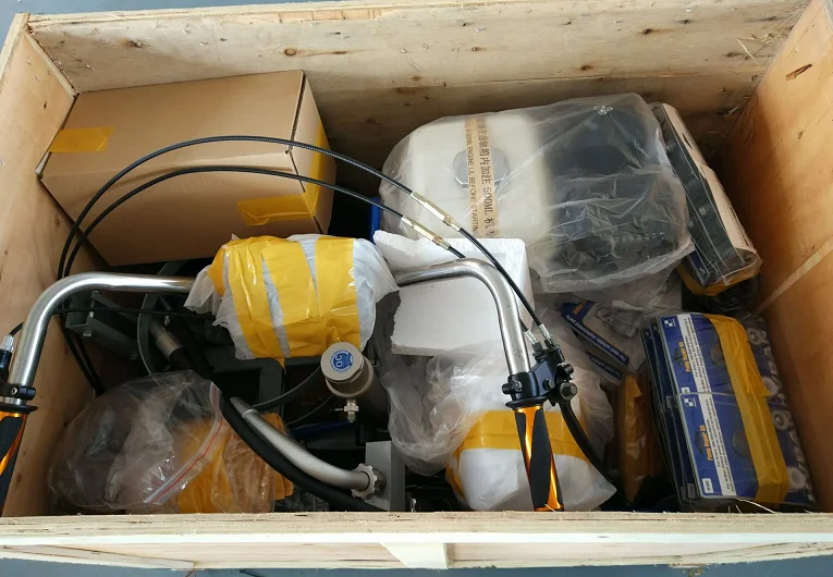 HVBAN OEM Wholesale Road Sign Striping Hand-Push Cold Paint Lineation Machine Pt300hs Two-Component Road Marking Machine