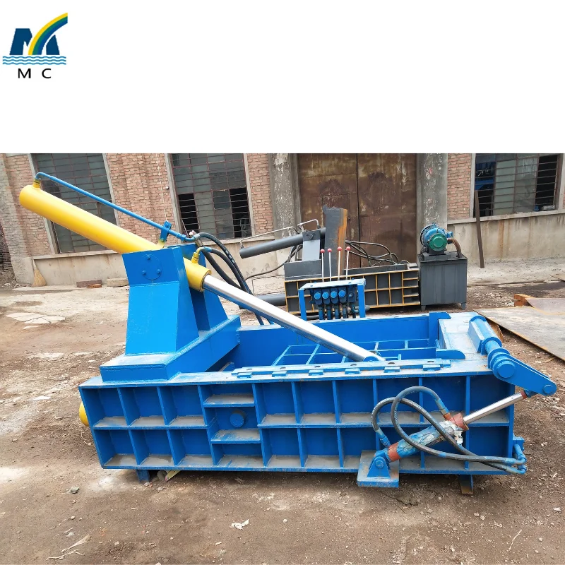 MC-100 Hydraulic Baler For Scraps Metal Steel Iron Copper Aluminum Baling Press Machine