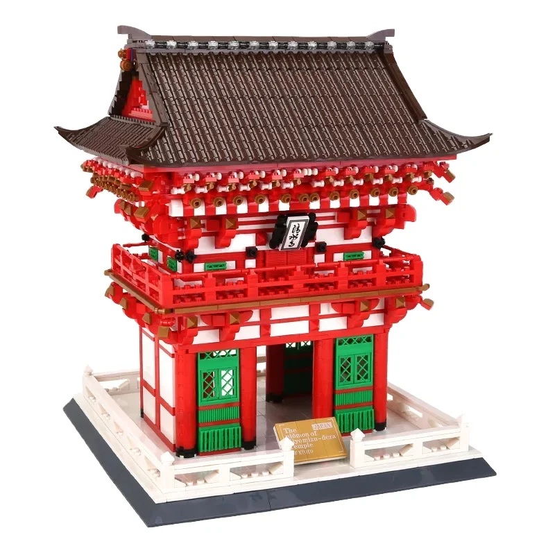 Wange Blocks Architecture Kiyomizu Temple Model Building Brick Beautiful House Decoration Educational Toy DIY Creative Gift 6212