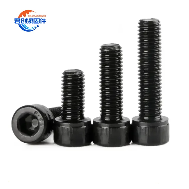 Fastening 12.9 Thread ISO Metric Inch Plain Zinc Black Stainless Steel DIN912 Hexagon Socket Head Cap Hexagon Socket Head Cap