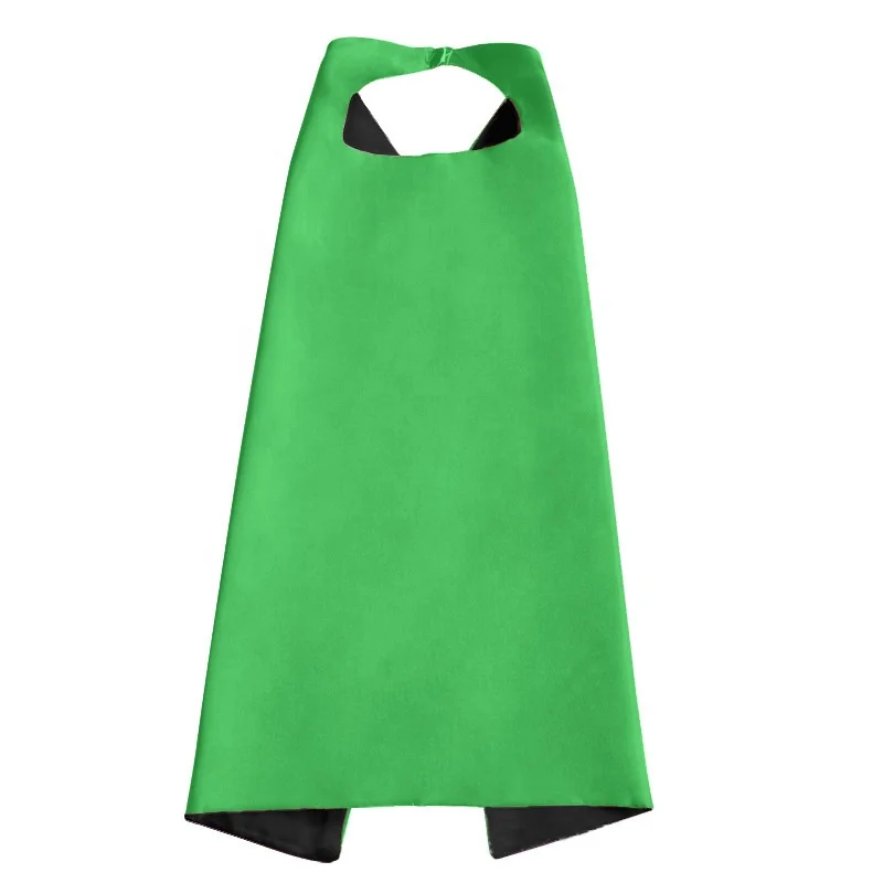 Wholesale Animation TV Super Hero Cartoon Printing Cloak Party Birthday Satin Solid Custom Logo Capes For Kid Adult