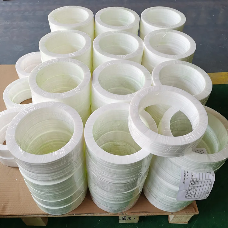wholesale custom white ptfe sheet gasket 5mm ptfe piston ring flange gasket mechanical seal ptfe plastic ring