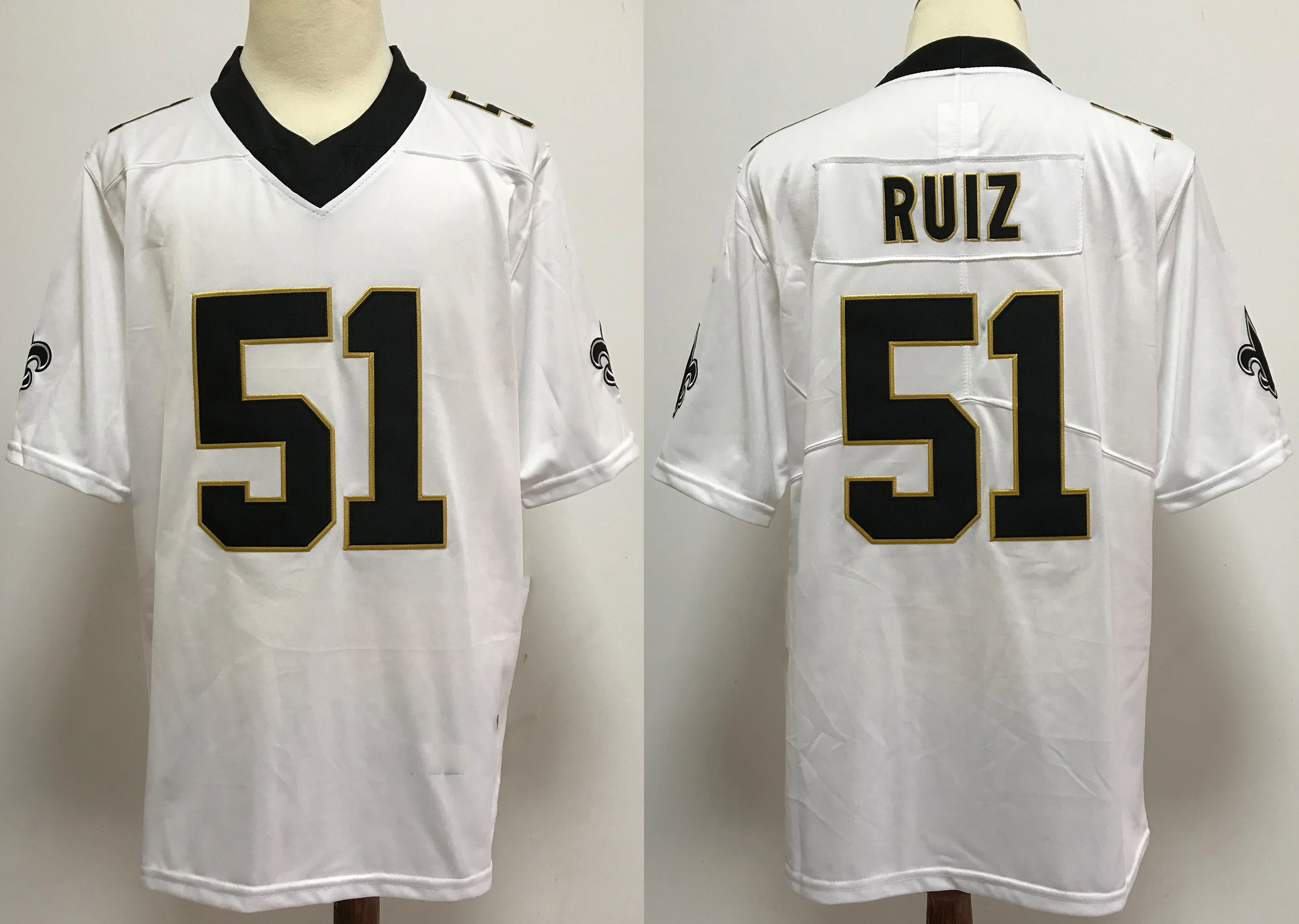 
2021 New American Football Jersey 9 brees 51 Ruiz men custom embroidery football jersey 
