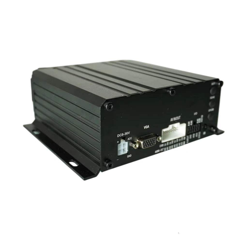 AI Car DVR 4 channel car video recorder for school bus truck Mobile digital video recorder