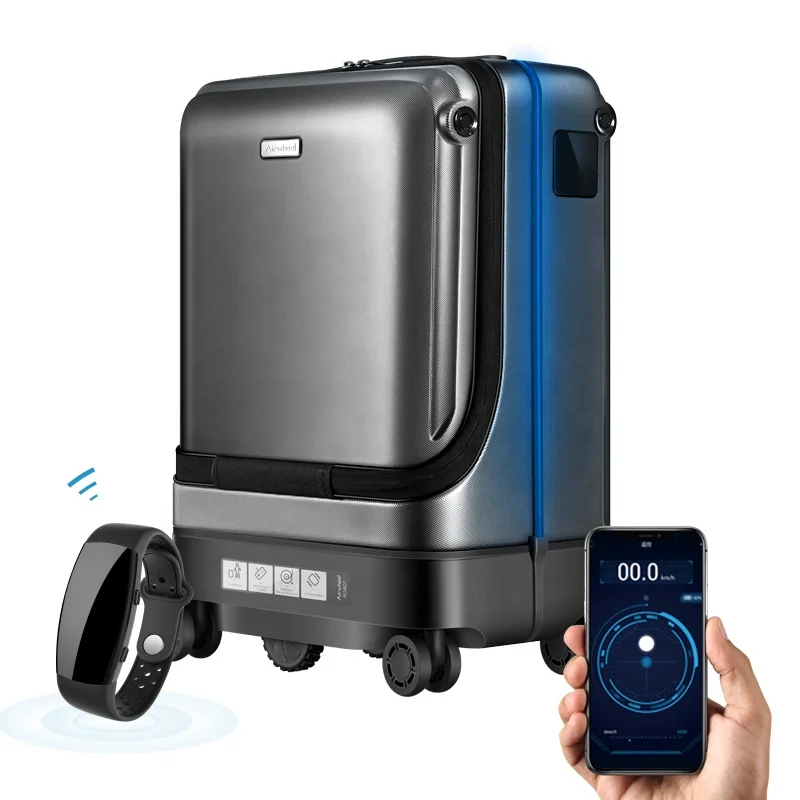 
Cool design ready tp ship RTS follow up smart luggage auto following up suitcase for business 