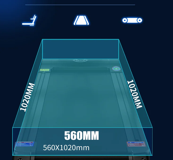 Home use folding electric treadmill Fitness Equipment Running Machine folding Treadmill Trotadora