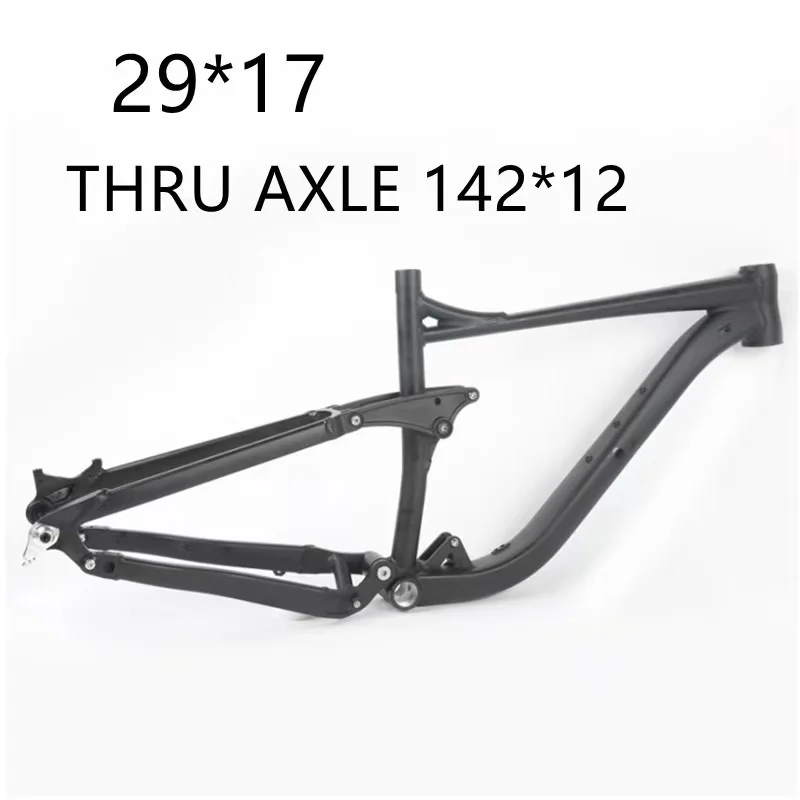 HIMALO Bicycle Frame 27.5/29ER Full Suspension Frame 142*12Mm Aluminum Alloy Mountain Bike