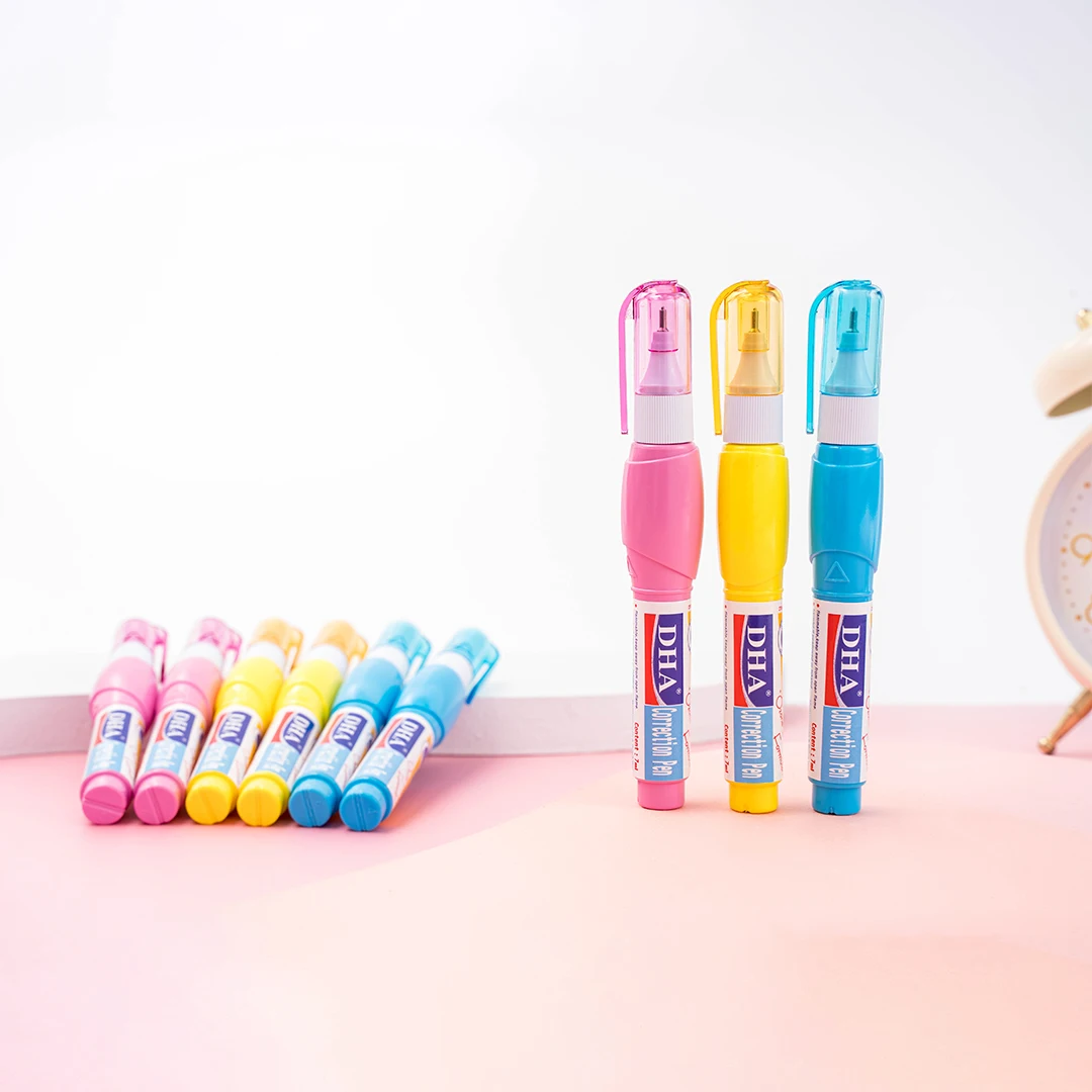 School Stationery Set Correction Fluid Hot Selling Ink Pen 4ml Correction Pen for School